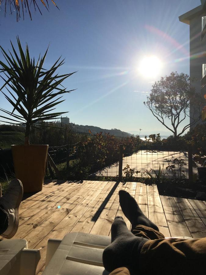 比亚里茨Petit Studio Terrasse Rez De Jardin Piscine Sur L'Ocean公寓 外观 照片